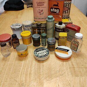 Barbershop/ Home remedy Vintage collectibles